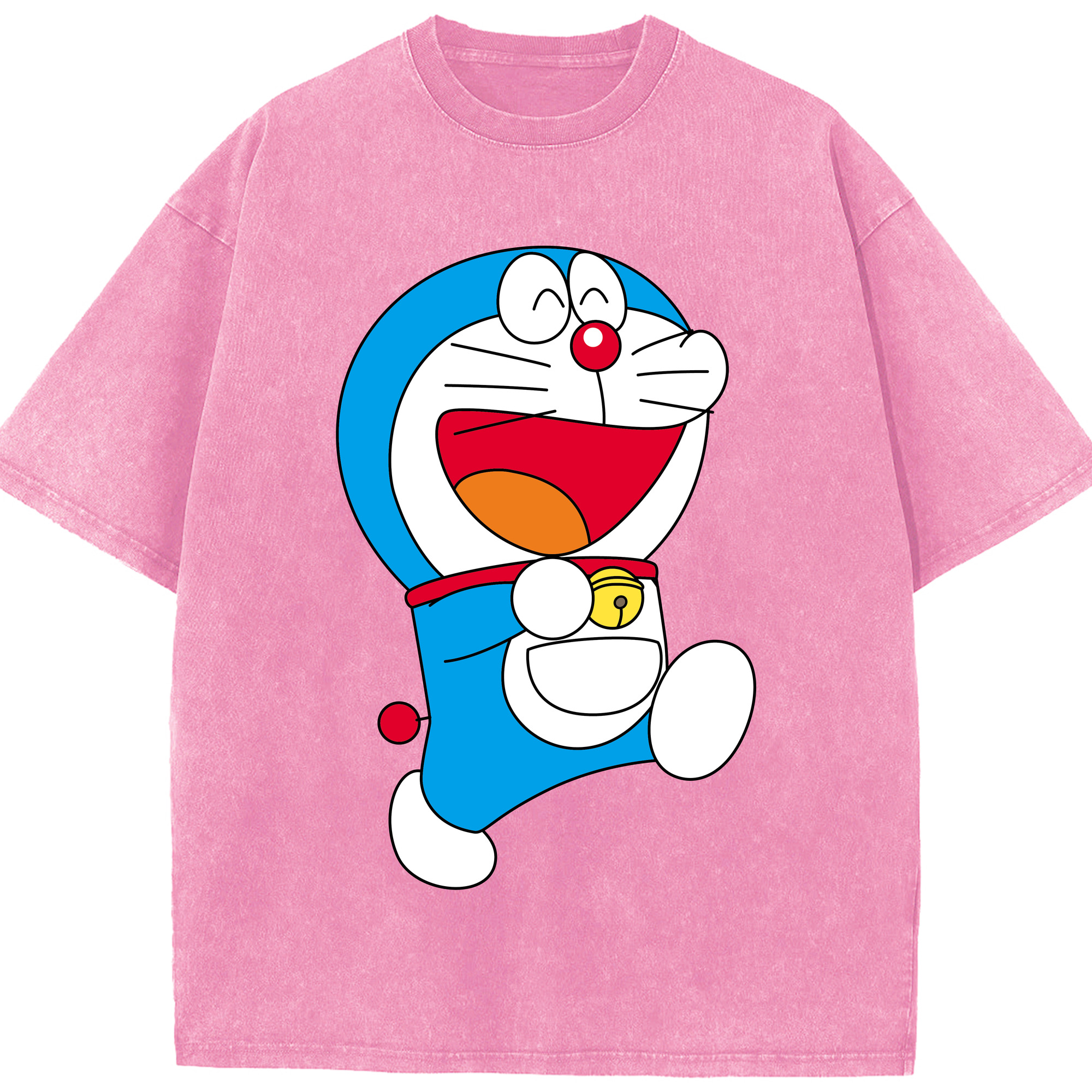 （画像用） ドラえもん Doraemon 綿100% ヴィンテージ風 半袖Tシャツ（フロントプリント）